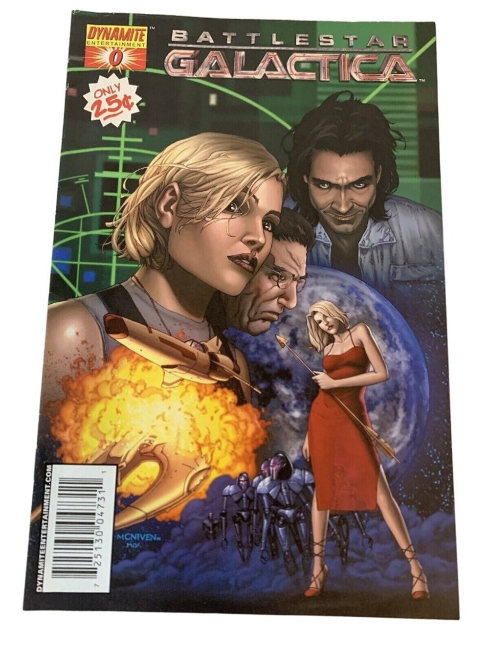 Battlestar Galactica #0 Vol. 1 Dynamite 2006 Steve McNiven Cover
